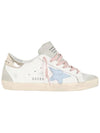 Superstar Silver Tab Low Top Sneakers White Blue - GOLDEN GOOSE - BALAAN 1