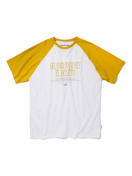 2ND Journey Raglan Half T-ShirtMustard - EXPRESSHOLIDAY - BALAAN 1