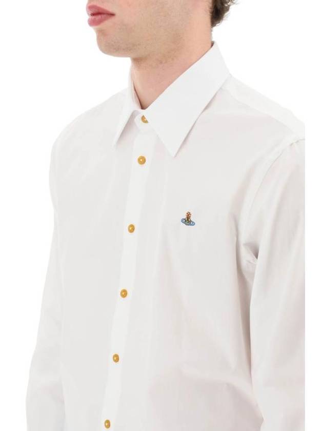 long sleeve shirt 2401000JW009QBS WHITE - VIVIENNE WESTWOOD - BALAAN 5