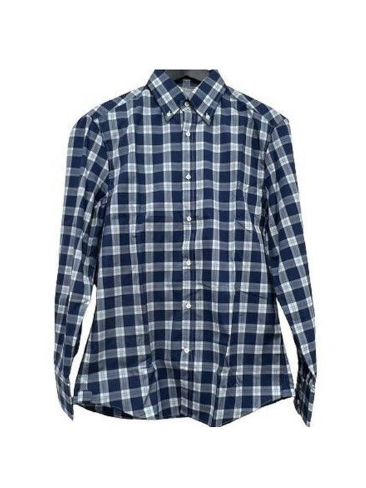 Vilux Long Sleeve Shirt Blue - BRUNELLO CUCINELLI - BALAAN 1