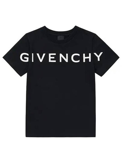 H25447 09B Star Logo Junior Short Sleeve T Shirt - GIVENCHY - BALAAN 2