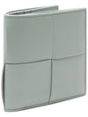 Slim Folder Half Wallet Light Green - BOTTEGA VENETA - BALAAN 4