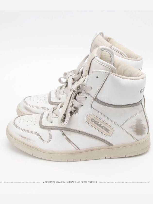 High neck vintage sneakers white 11202hva - COACH - BALAAN 3