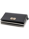 Bou Strap Wallet Black - GANNI - BALAAN 5