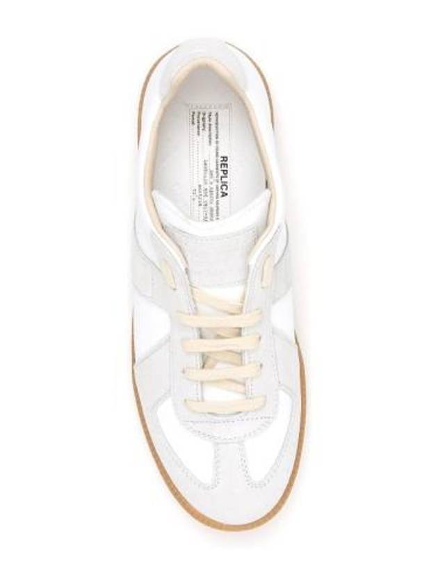 Replica Calfskin Low Top Sneakers White - MAISON MARGIELA - BALAAN 5