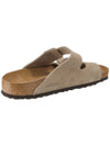 Arizona Soft Footbed Suede Leather Taupe Taupe Regular 0951301 - BIRKENSTOCK - BALAAN 3