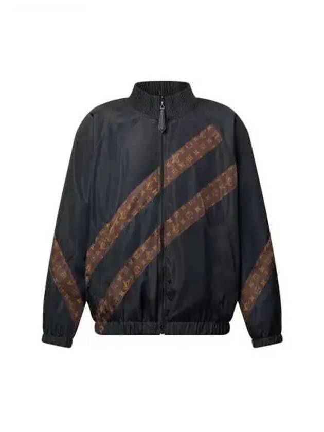 Monogram Stripe Zip Up Jacket 1AGGK1 - LOUIS VUITTON - BALAAN 1