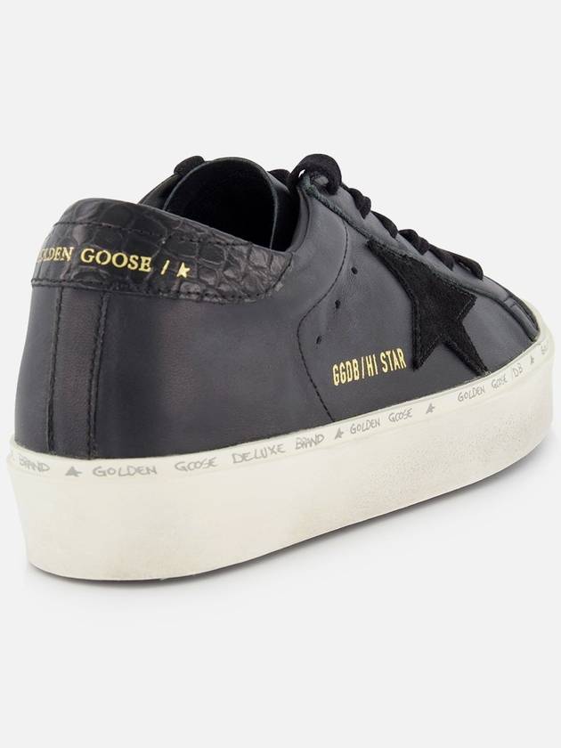 Pure Star Leather Low Top Sneakers Black - GOLDEN GOOSE - BALAAN 8