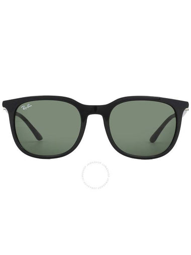 Ray Ban Green Rectangular Unisex Sunglasses RB4386 601/31 54 - RAY-BAN - BALAAN 1