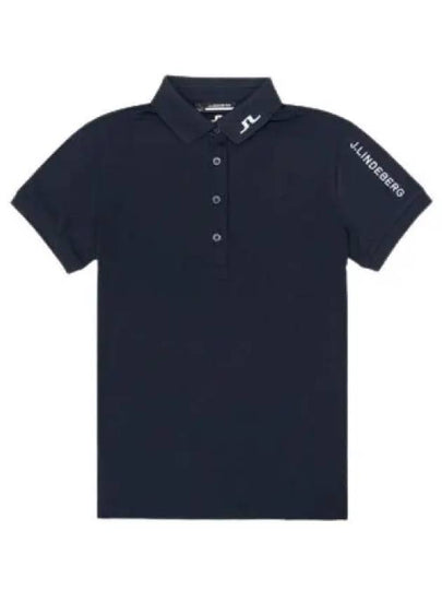 Women's Tour Tech Golf Polo Navy - J.LINDEBERG - BALAAN 2