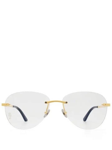 Eyewear Temple Gold Bridge Glasses - CARTIER - BALAAN 1