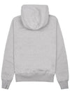 Small Heart Logo Hoodie Heather Ash Grey - AMI - BALAAN 3