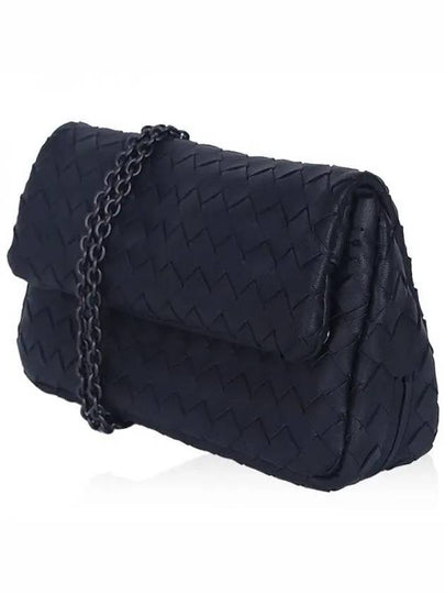 Intrecciato Nappa Chain Mini Shoulder Bag Black - BOTTEGA VENETA - BALAAN 2