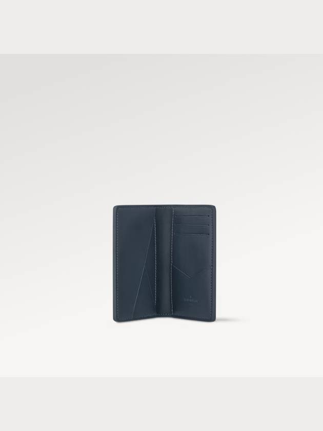 Monogram Pocket Organizer Card Wallet Navy - LOUIS VUITTON - BALAAN 4