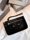 Le Cagole Lambskin Card Wallet Black - BALENCIAGA - BALAAN 2