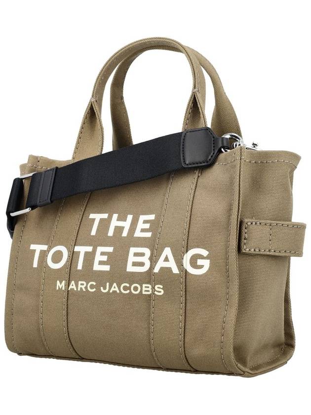 Logo Small Canvas Tote Bag Khaki - MARC JACOBS - BALAAN 4