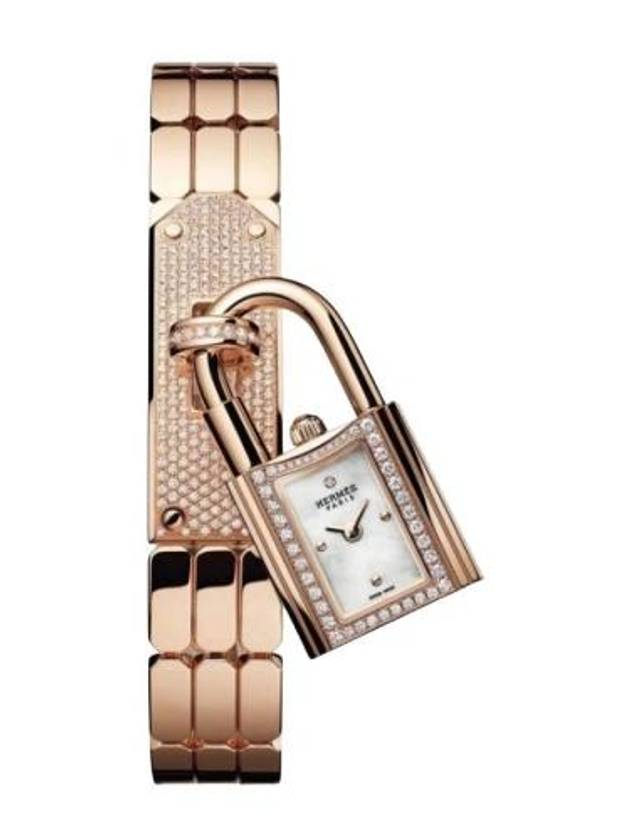 Kelly Mini Model 16mm Watch Rose Gold - HERMES - BALAAN 2