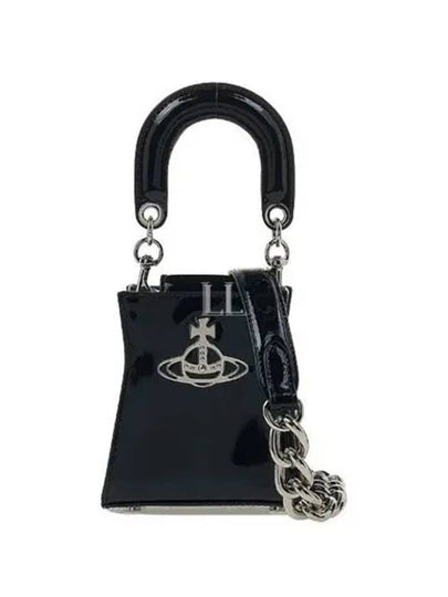 Kelly Chain Tote Bag Black - VIVIENNE WESTWOOD - BALAAN 2