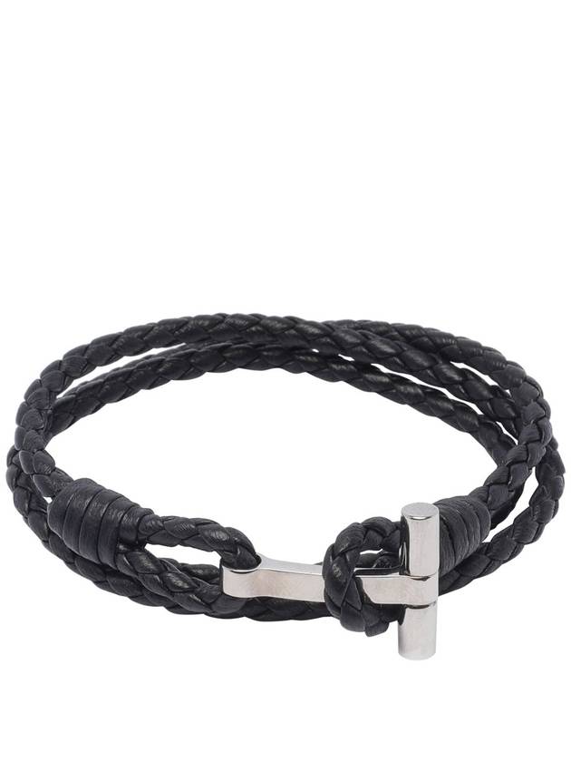 braided leather wrap style bracelet JM005ICL002S - TOM FORD - BALAAN 2