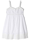 Lace Slip Mini Dress White - LESEIZIEME - BALAAN 9