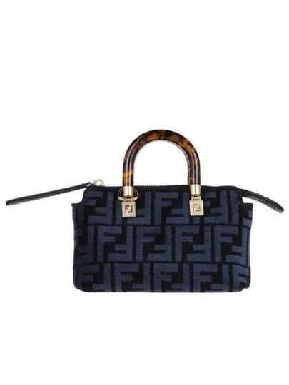 By The Way FF Motif Small Tote Bag Blue - FENDI - BALAAN 2