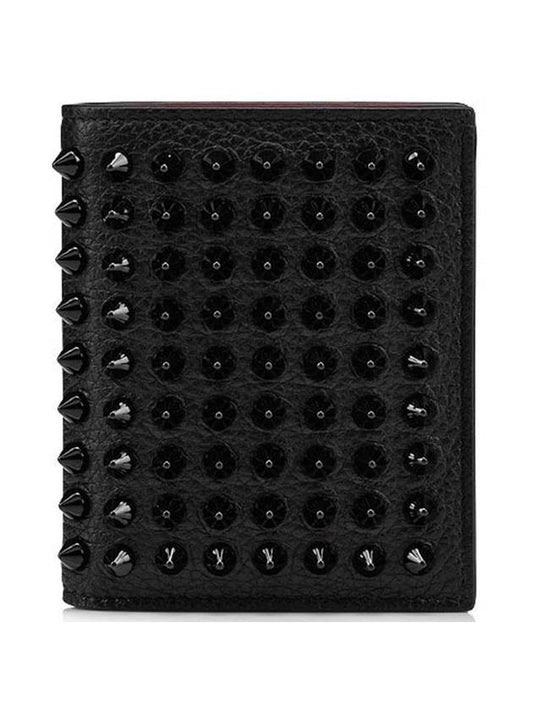 Pharos Spike Half-Wallet Black - CHRISTIAN LOUBOUTIN - BALAAN 1