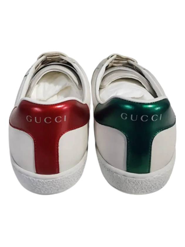 Ace Blade Low-Top Sneakers White - GUCCI - BALAAN 5