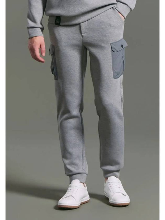 Online Exclusive Men s Cushioned Out Pocket Cargo Jogger Pants Melange Gray - CLEVELAND GOLF - BALAAN 1