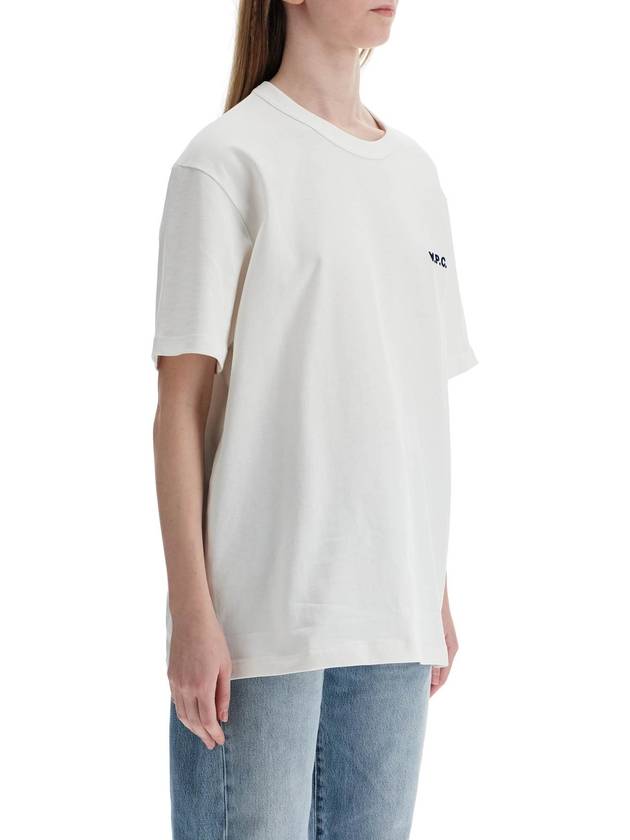 Boxy Petit VPC Short Sleeve T-Shirt White - A.P.C. - BALAAN 3