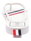 Three Stripe Flip Flops White - THOM BROWNE - BALAAN 5