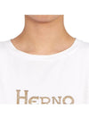 Short Sleeve T-Shirt JG000211D52009 1080 White - HERNO - BALAAN 6