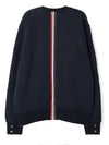 Center Back Stripe Crewneck Sweatshirt Navy - THOM BROWNE - BALAAN 3