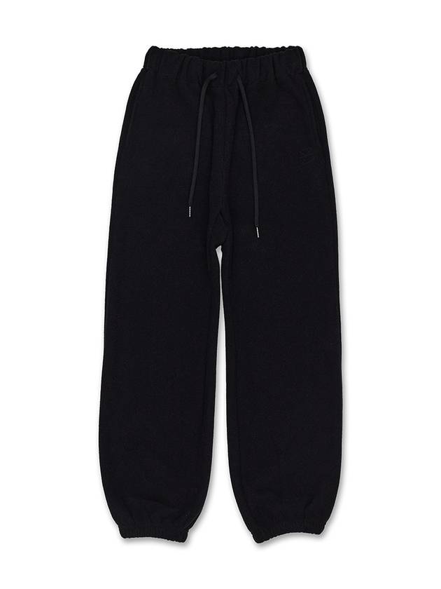 Boucle Sweat Track Pants Black - LESEIZIEME - BALAAN 1