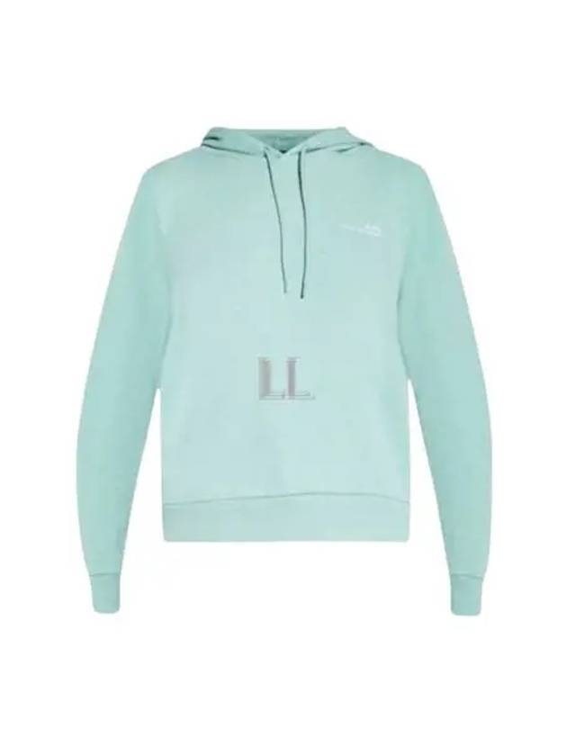 Logo Cotton Blend Knit Hoodie Mint - A.P.C. - BALAAN 2