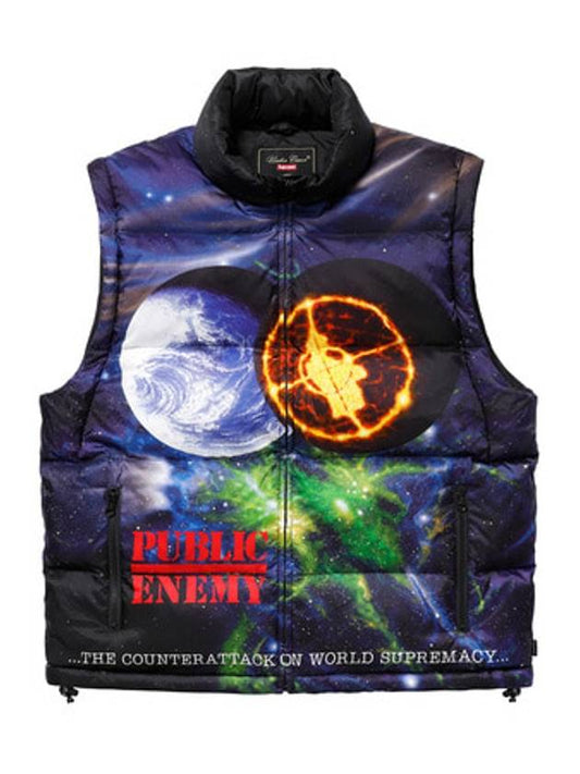 x Undercover Public Enemy Puffy Jacket MultiColor - SUPREME - BALAAN 2