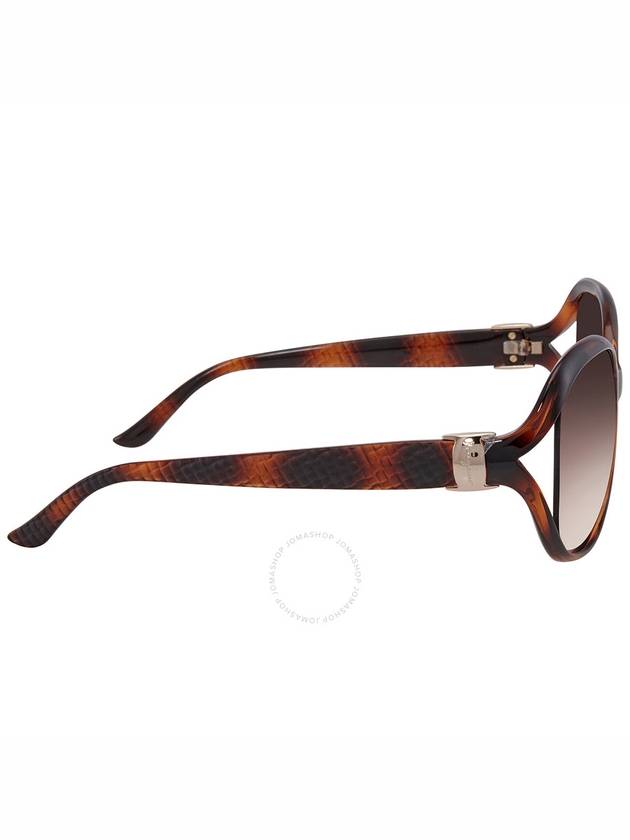 Eyewear Oval Sunglasses Brown - SALVATORE FERRAGAMO - BALAAN 4