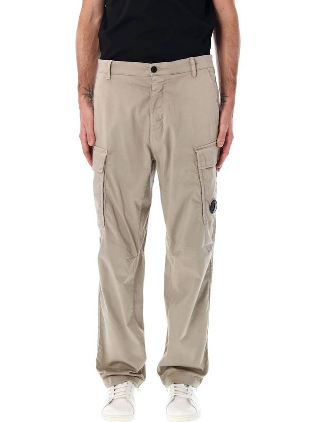 STRETCH SATEEN LOOSE CARGO PANTS - CP COMPANY - BALAAN 1