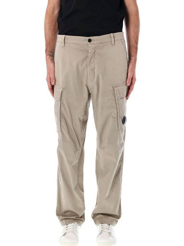 STRETCH SATEEN LOOSE CARGO PANTS - CP COMPANY - BALAAN 1