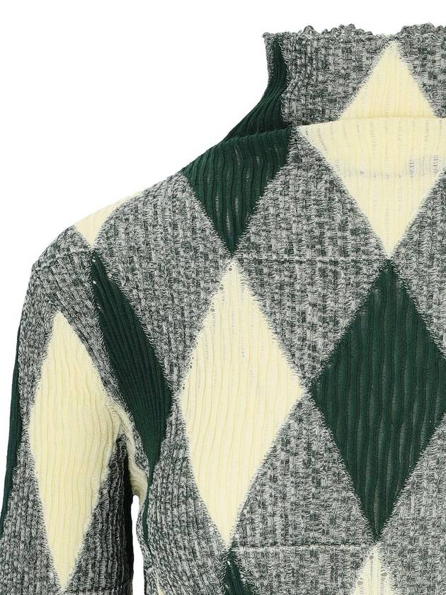 argyle knit high neck sweater 8081046 - BURBERRY - BALAAN 4