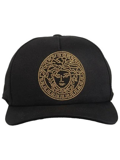 Stud Medusa Baseball Ball Cap Black - VERSACE - BALAAN 2