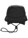 Nylon Metal Econyl Regenerated Nylon Bucket Hat Black - STONE ISLAND - BALAAN 3