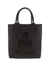 Yenky Logo Tote Bag Black - ISABEL MARANT - BALAAN 2