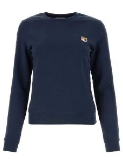 Fox Head Patch Regular Sweatshirt Ink Blue - MAISON KITSUNE - BALAAN 2