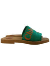 Woody Flat Mules Green - CHLOE - BALAAN 2