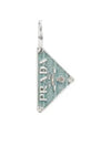 Women's Triangle Logo Earrings Blue - PRADA - BALAAN 2