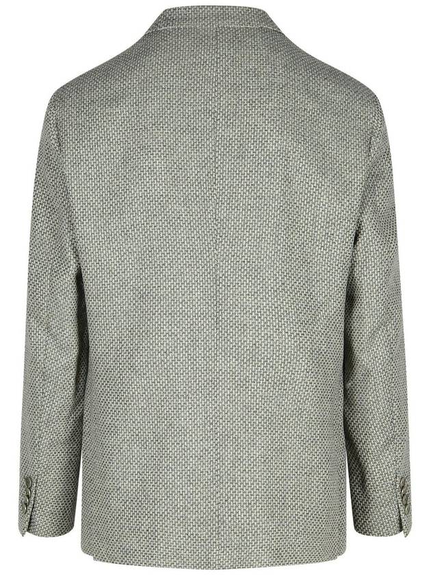 Etro 'Roma' Grey Wool Blend Blazer - ETRO - BALAAN 3