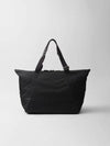 Re-Nylon Leather Travel Tote Bag Black - PRADA - BALAAN 4