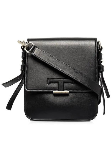 Timeless Leather Cross Bag Black - TOD'S - BALAAN 1