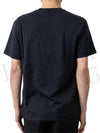 Logo Patch Short Sleeves T-Shirt Navy - STONE ISLAND - BALAAN 9