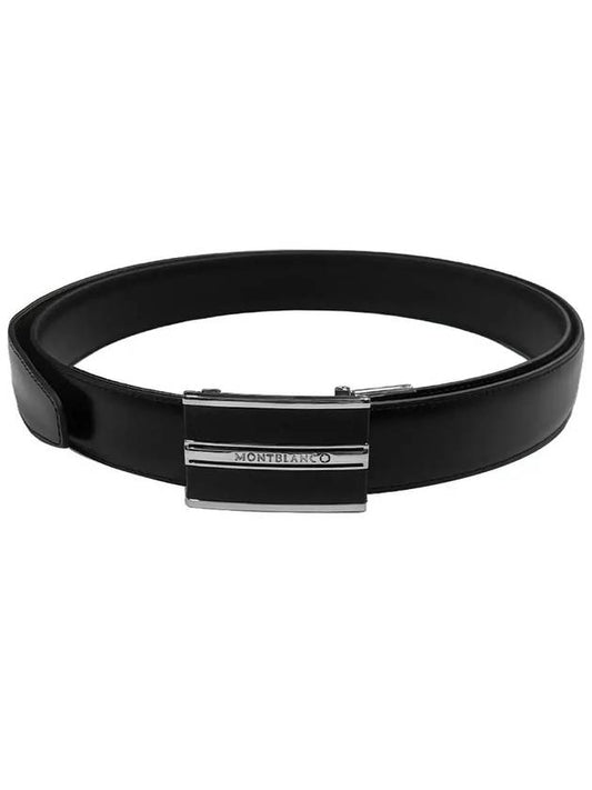 30mm Leather Belt Black - MONTBLANC - BALAAN 2